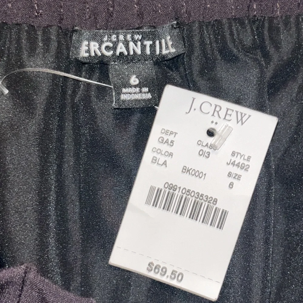 J. Crew Mercantile deep navy blue mini skirt with pockets NWT size 6